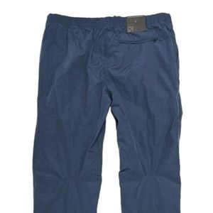 New! SlimBANANA REPUBLIC Slim Nylon Jogger Pants LARGE TALL Blue #655521